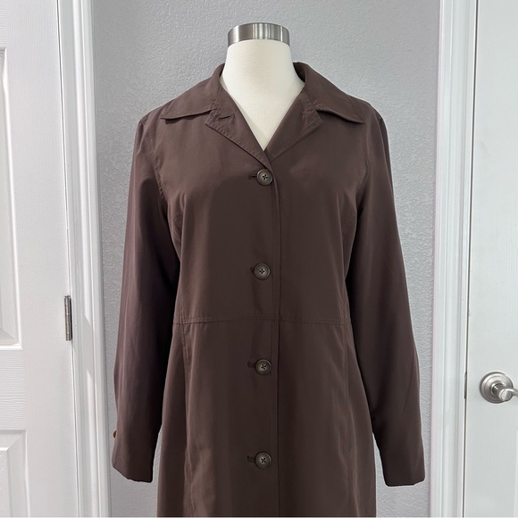 Cutter & Buck CB Weathertec Lightweight lined Trench Coat - Picture 2 of 11